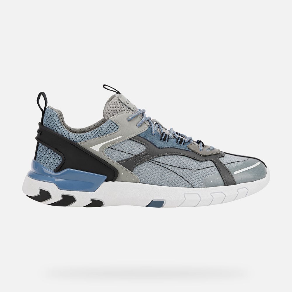 Geox Erkek Spor Ayakkabı Mavi - Grecale - VTW-940627